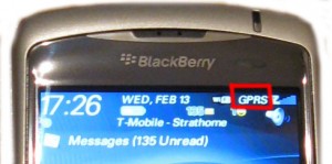 gprs on blackberry