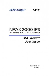 univerge-neax-2000-ips-matworx-installation-guide-008861-001-21pdf