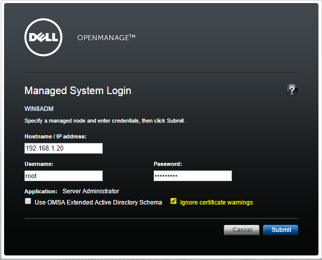 How to access the iDrac via VMware ESXi and reset IP or username