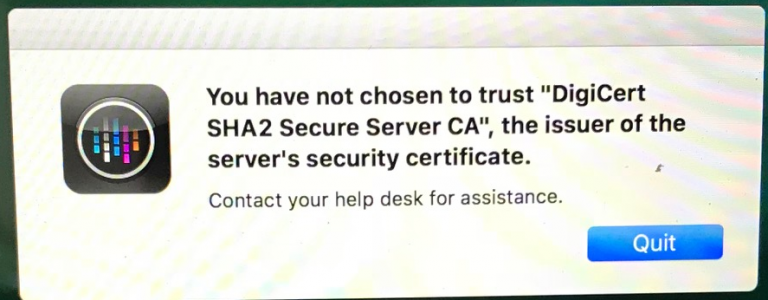 error-ssl-error-61-you-have-not-chosen-to-trust-certificate