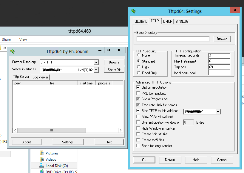 tftp upgrade firmware version 1.255 download