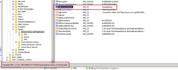 failed to connect to veeam backup and replication server